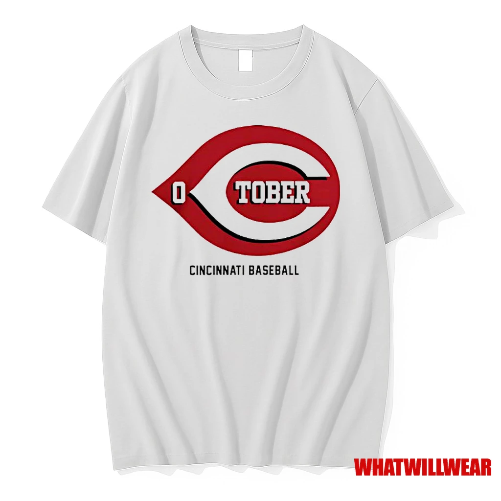 Cincinnati Reds October Baseball Logo Redtober Classic Shirts