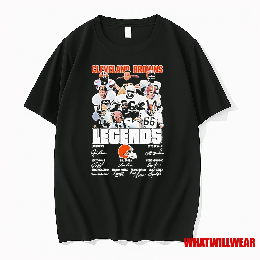Cleveland Browns Legends Jim Brown Otto Graham Shirts