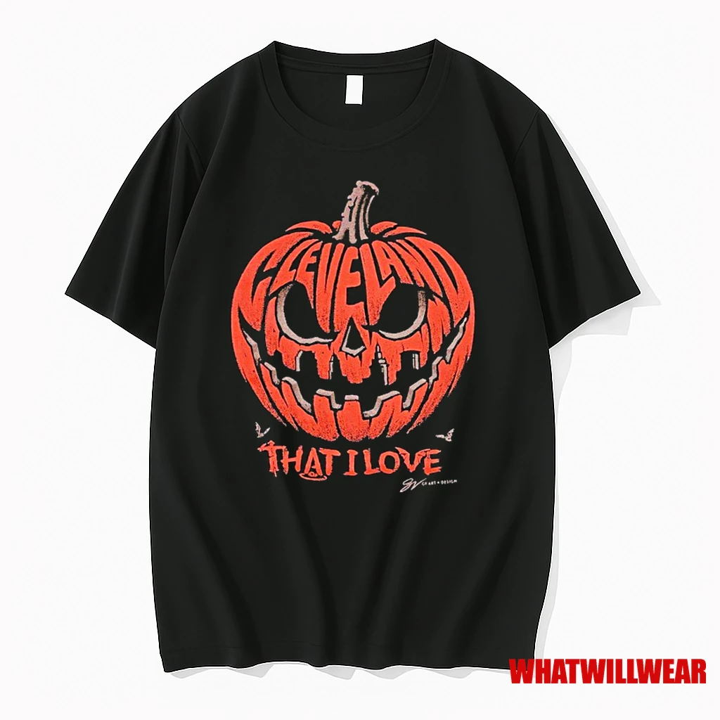 Cleveland That I Love Pumpkin Shirts