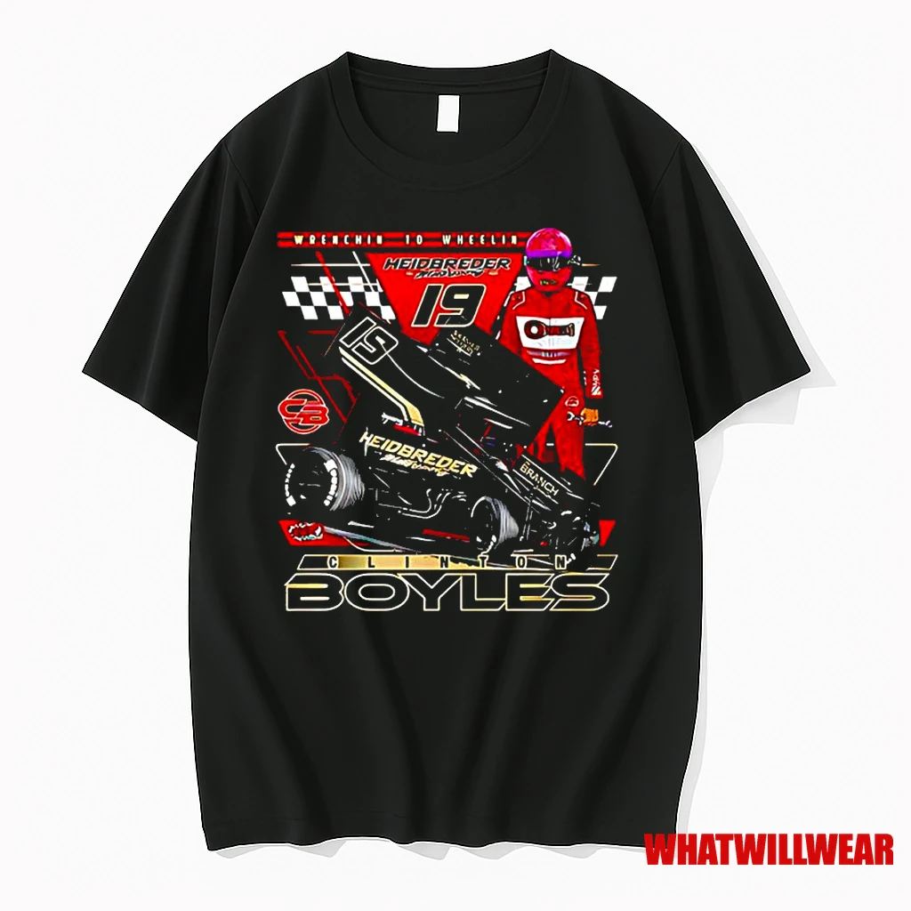Clinton Boyles Wrenchin To Wheelin Heidbreder 19 Classic Shirts
