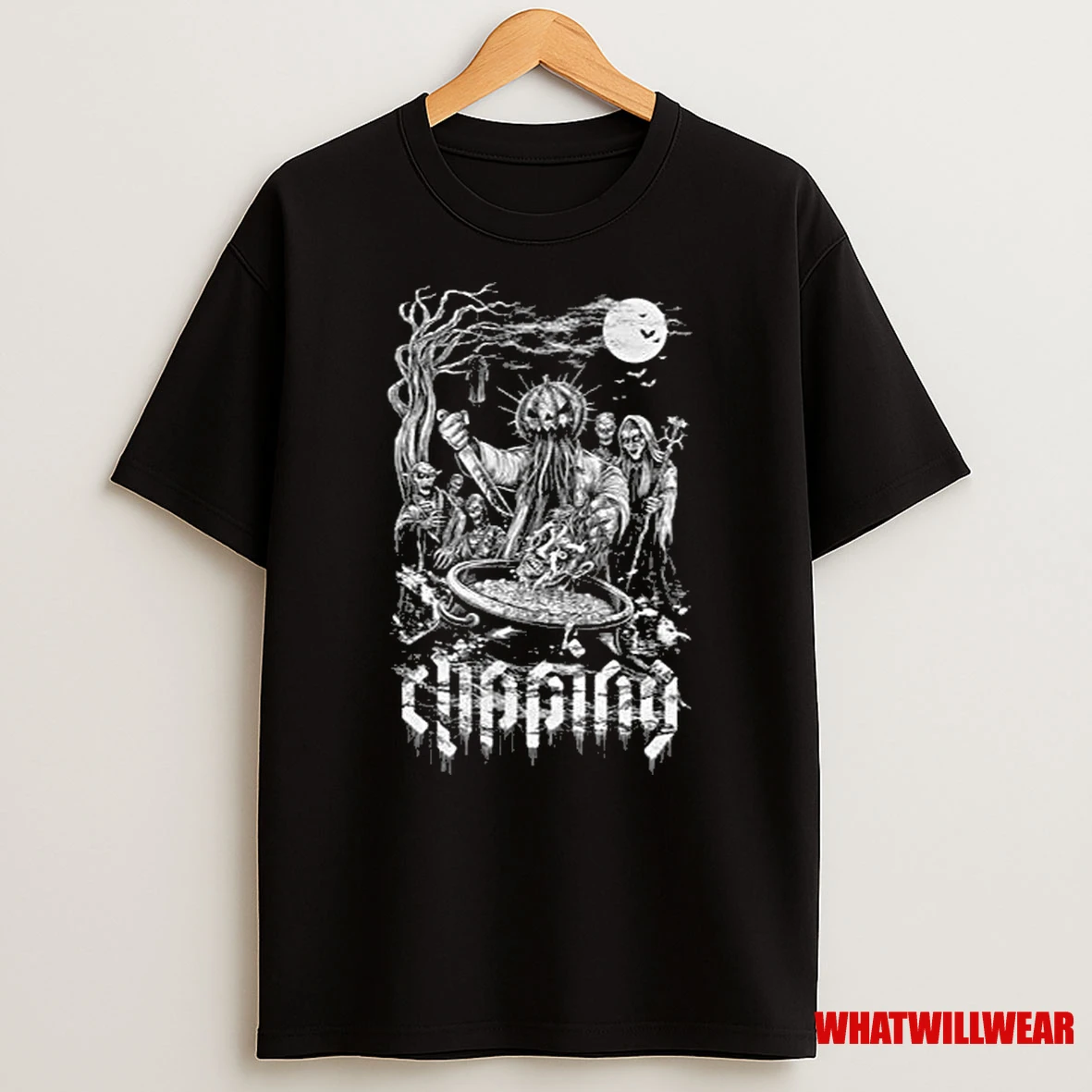 Clipping Pumpkin Sacrifice Halloween Tee Men Shirts
