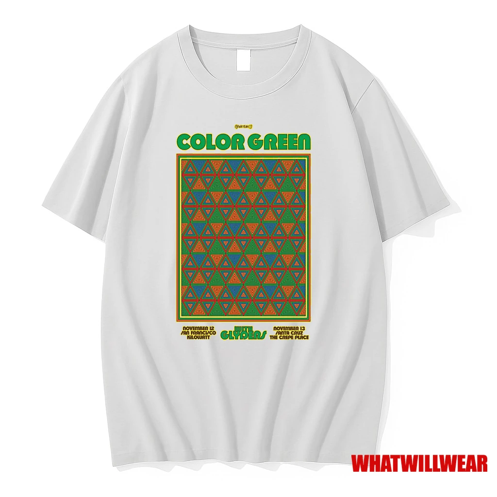 Color Green California November 12 13 2025 Concert Shirts