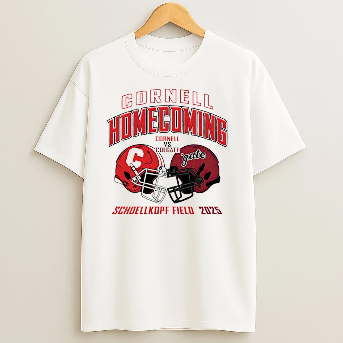 Cornell Homecoming Cornell Vs Colgate Schoellkopf Field 2025 Game Day Classic Shirts