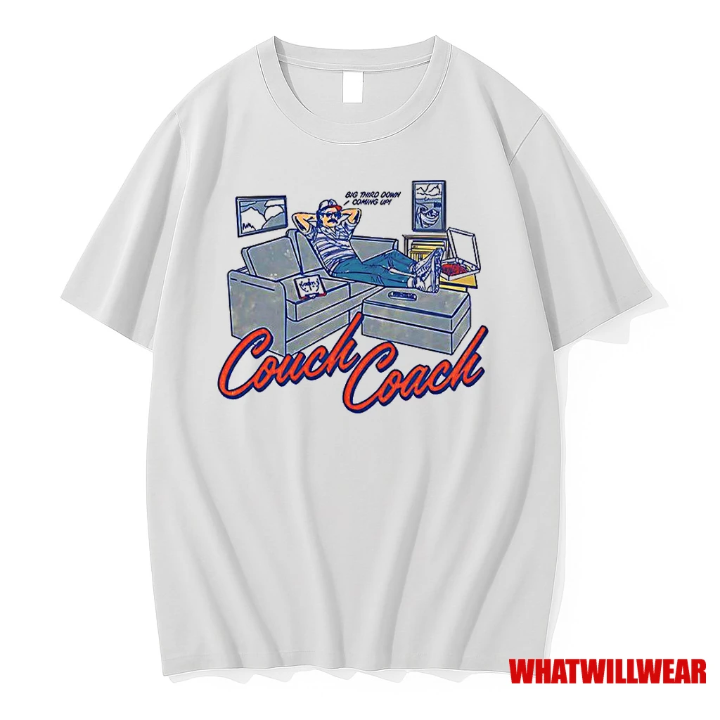 Couch Coach Big Third Down Coming Up Vintage Classic Shirts