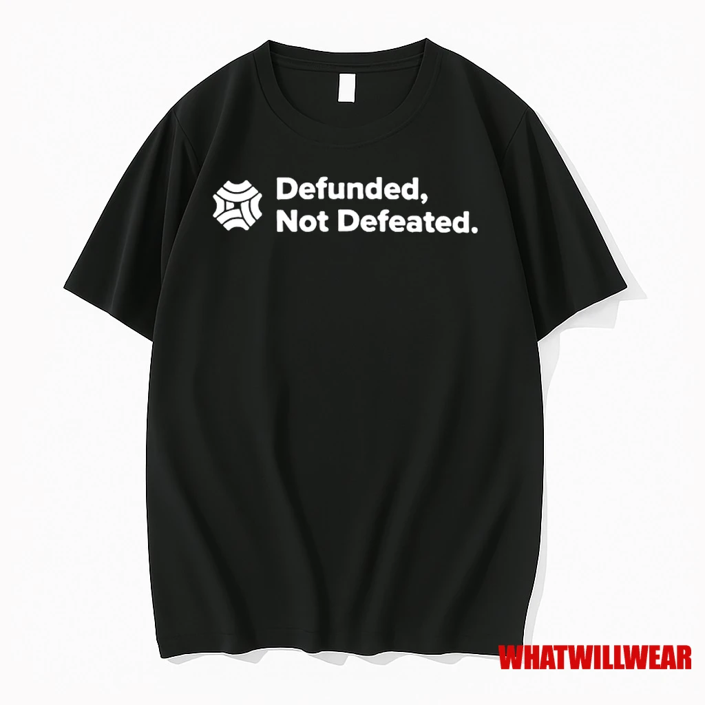Defunded Not Defeated Logo Game Star Citizen Classic Shirts