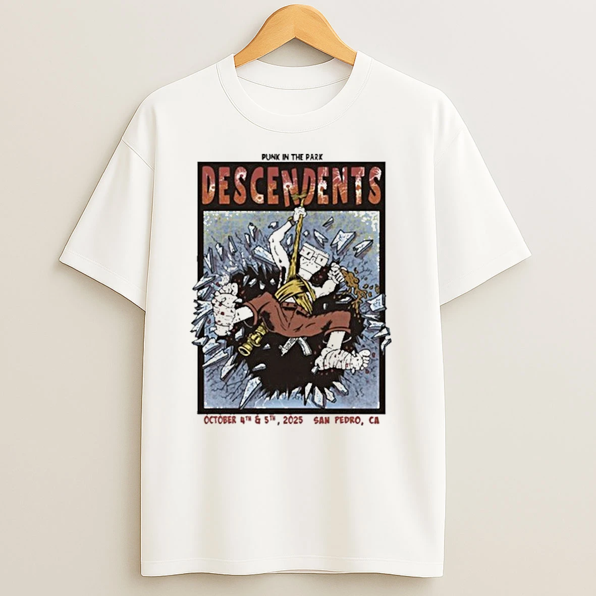 Descendents 10 4 10 5 2025 Punk In The Park Shows Shirts