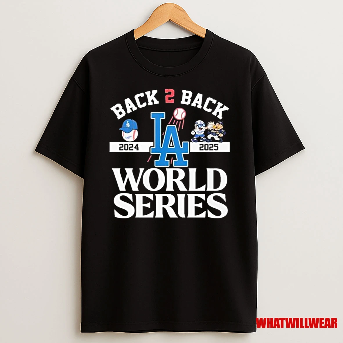 Dodgers Back 2 Back 2024 2025 World Series Shirts