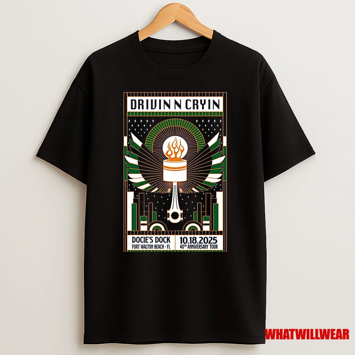 Drivin N Cryin Fort Walton Beach Fl October 18 2025 Concert Shirts