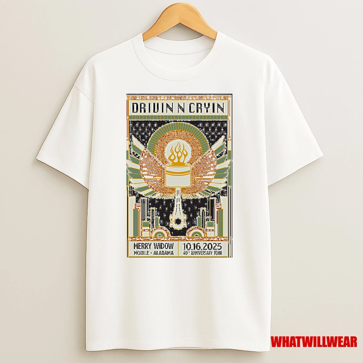 Drivin N Cryin Mobile Al October 16 2025 Concert Shirts