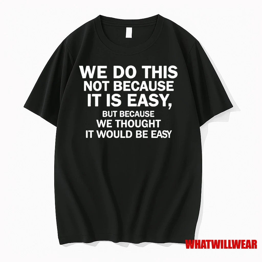 Elon Musk Macrohard We Do This Not Because It Is Easy Classic Shirts