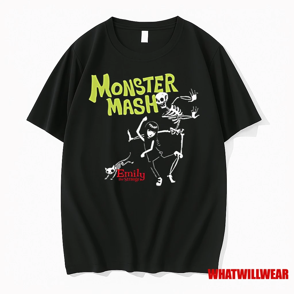Emily The Strange Green Monster Mash Shirts