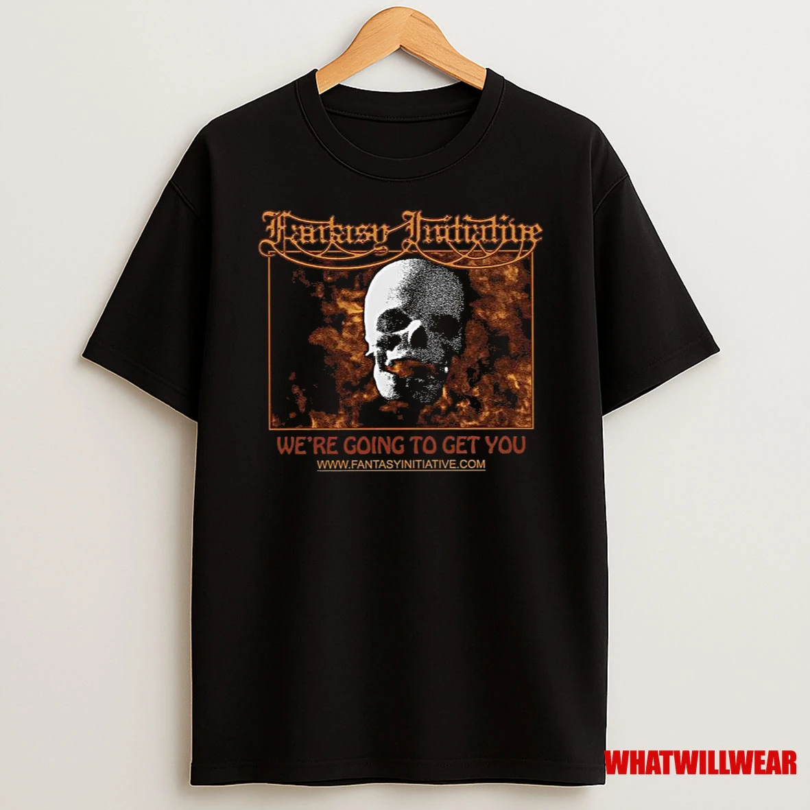 Fantasy Initiative Flaming Skull Limited Edition Shirts