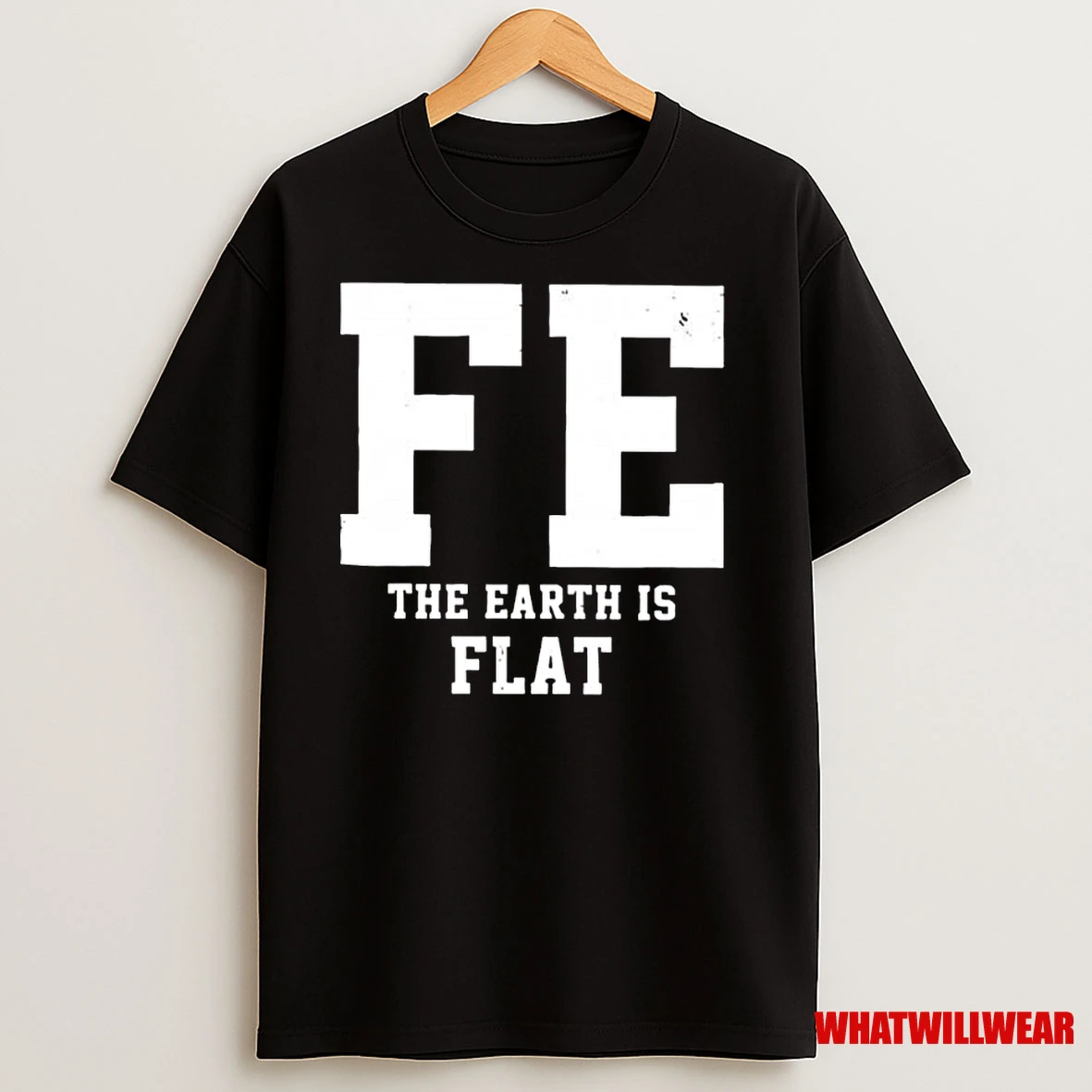 Fe The Earth Is Flat Classic Shirts