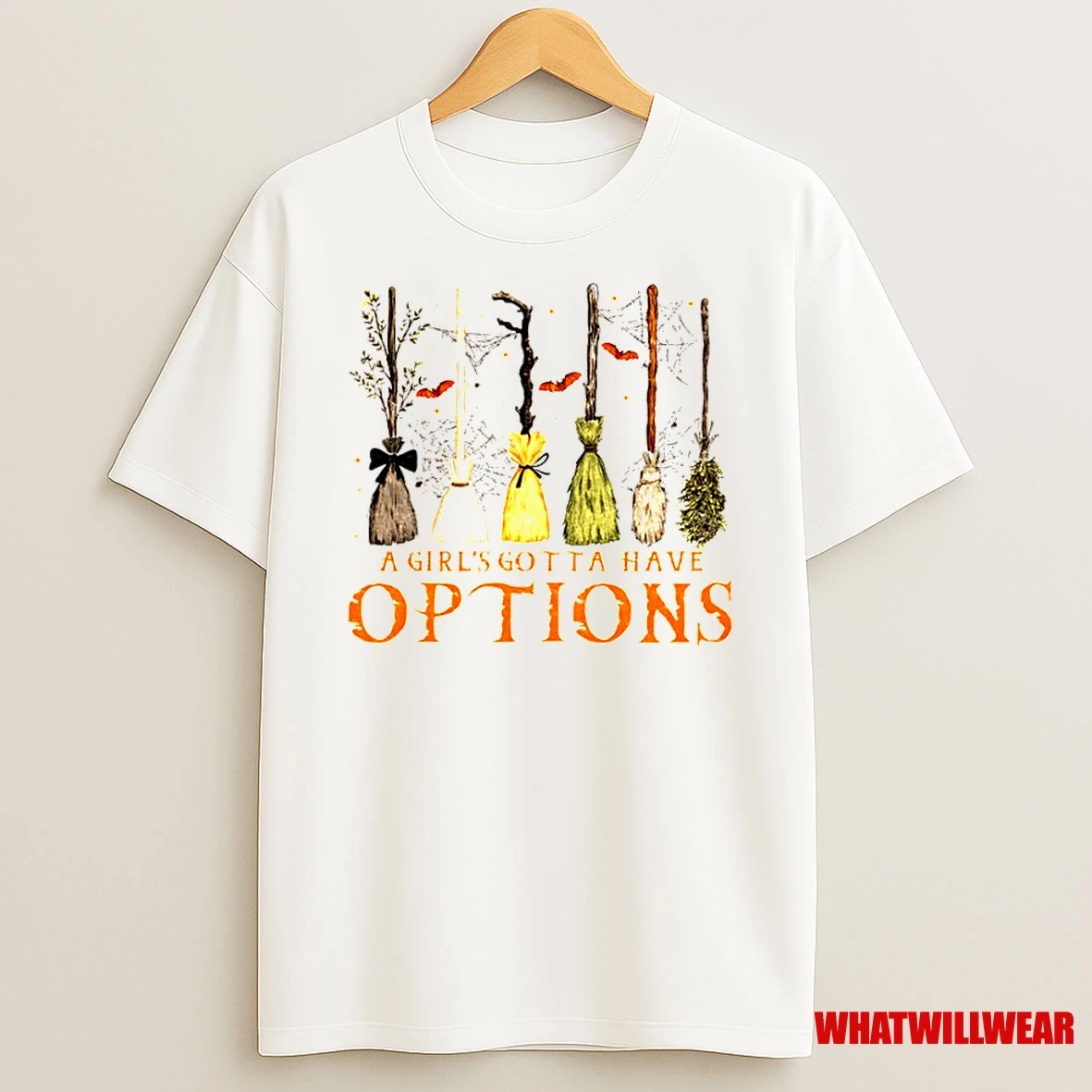 Feeling Witchy A Girls Gotta Have Options Halloween Classic Shirts