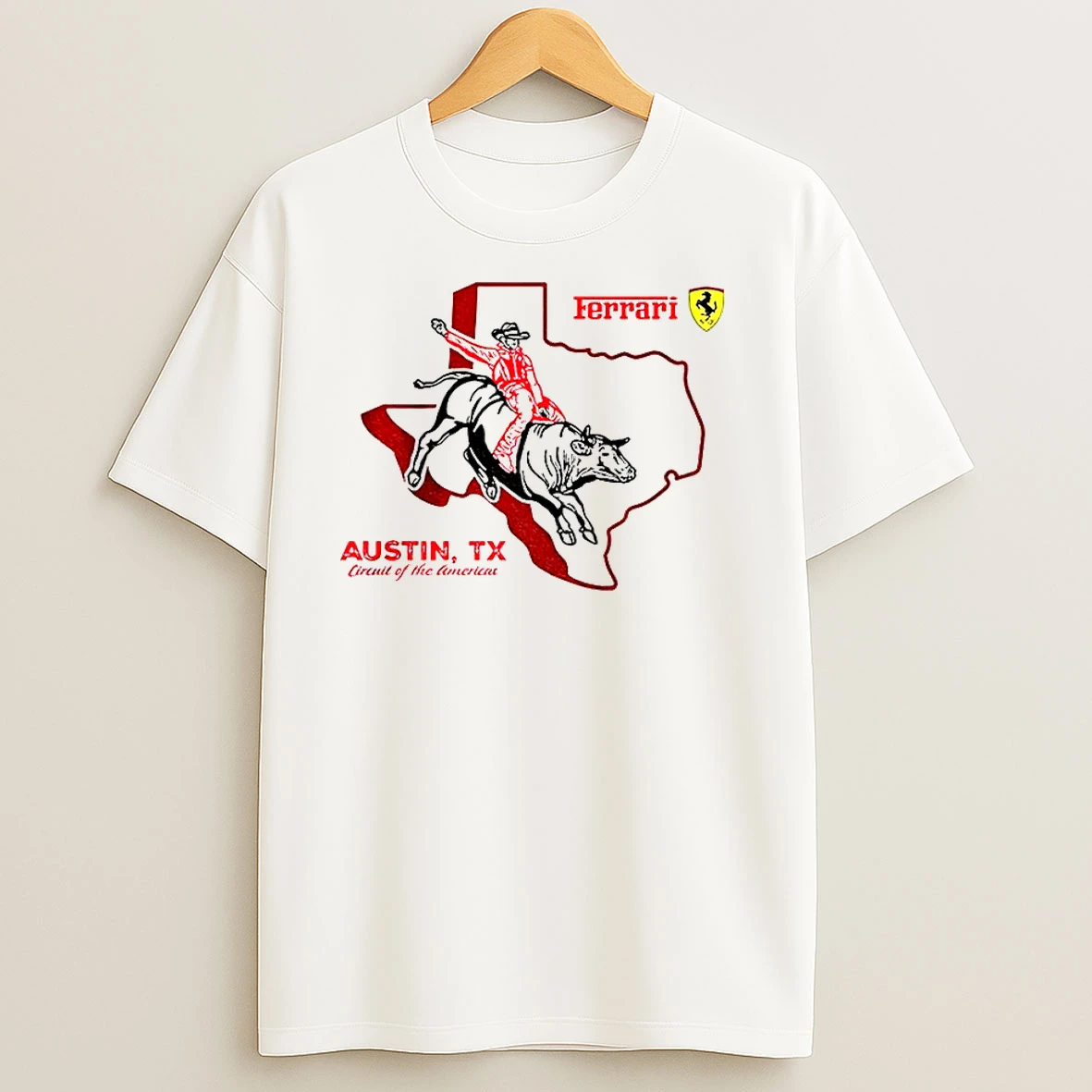 Ferrari Grand Prix Austin Texas Circuit Of The America Classic Shirts
