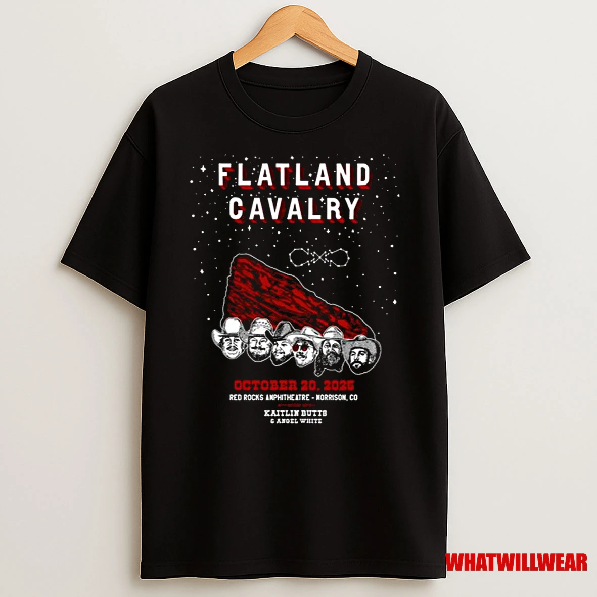 Flatland Cavalry Red Rocks October 20 2025 Morrison Co Tour Shirts