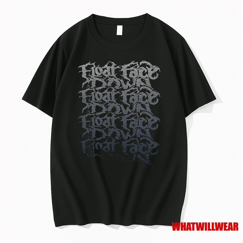 Float Face Down Stacked Logo Shirts