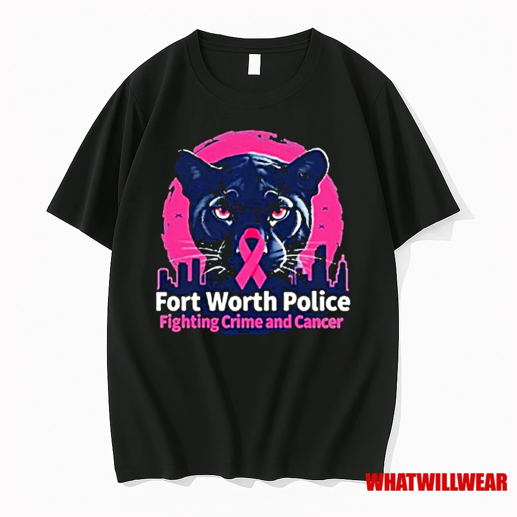 Fort Worth Police Fighting Crime And Cancer Shirts