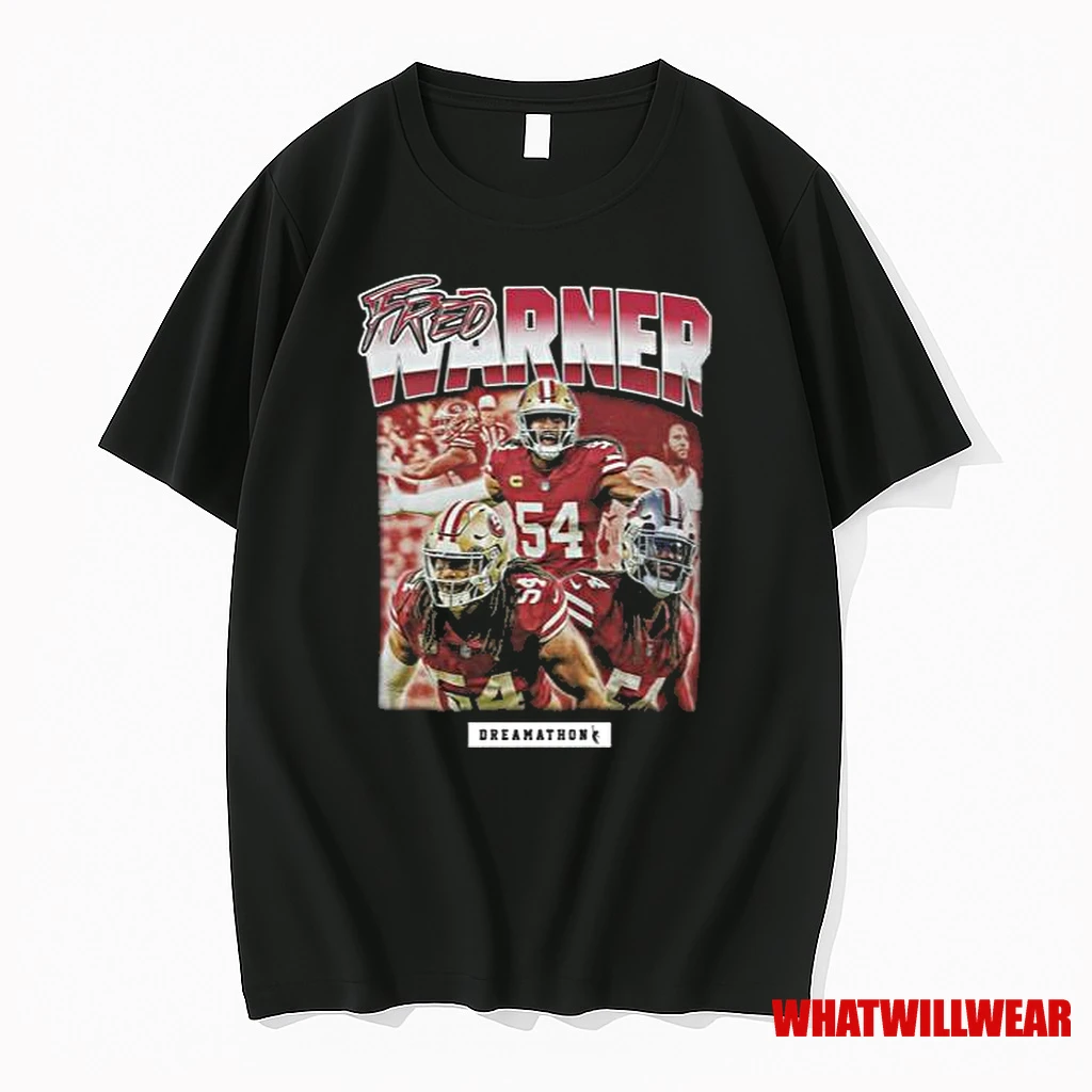 Fred Warner 49ers 2025 Football Tee Men Shirts