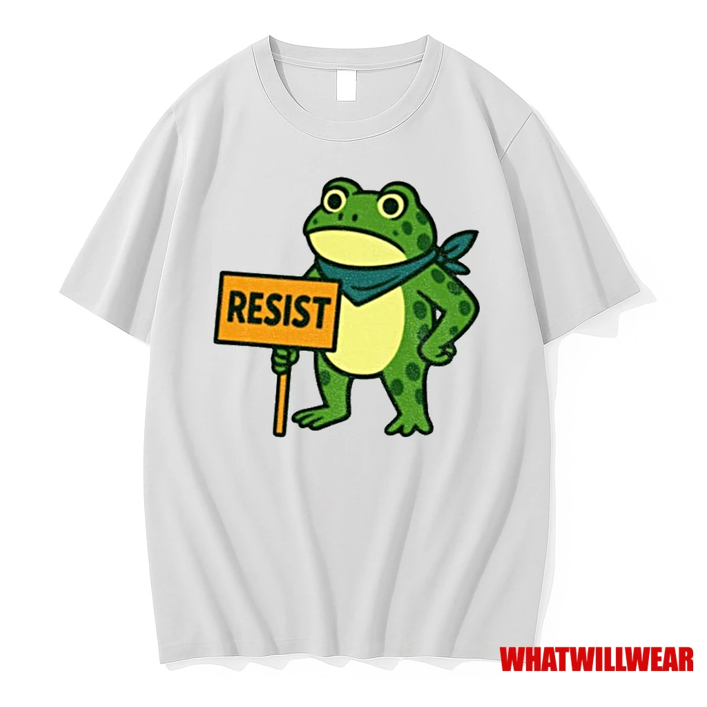 Frog Resist Portland Frog Protest Activist Political 2025 Classic Shirts