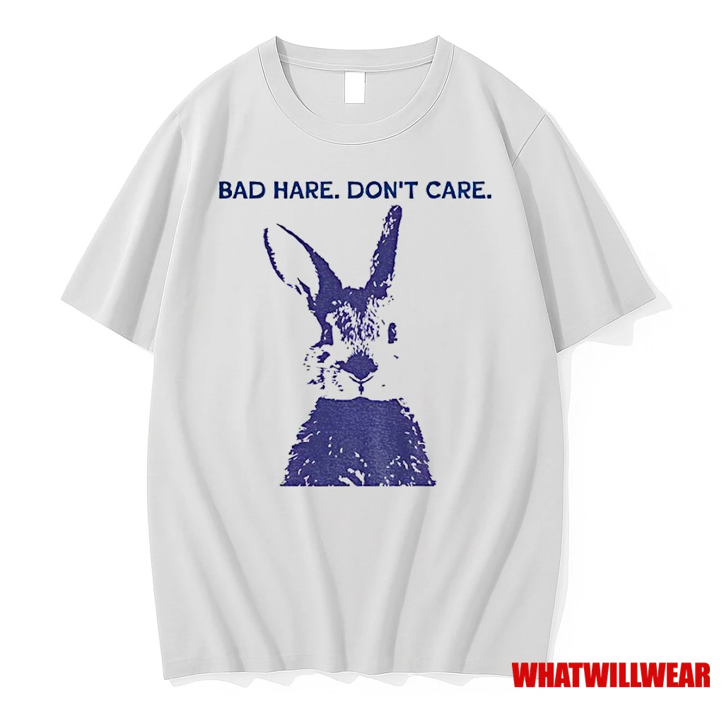 Funny Easter Bad Hare Dont Care Vintage Classic Shirts
