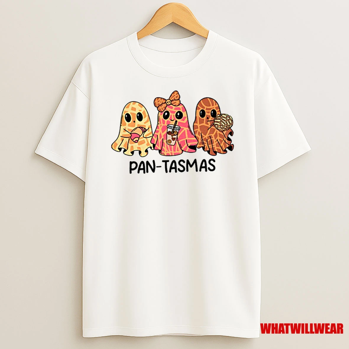 Funny Pantasmas Ghost Pan Dulce Classic Shirts