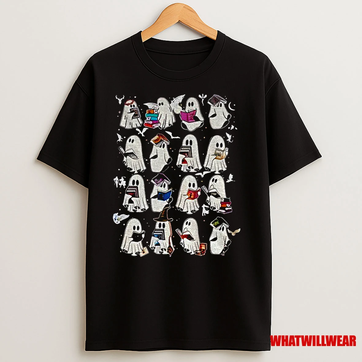Ghost Book Spooky Halloween 2025 Gift For Fan Classic Shirts