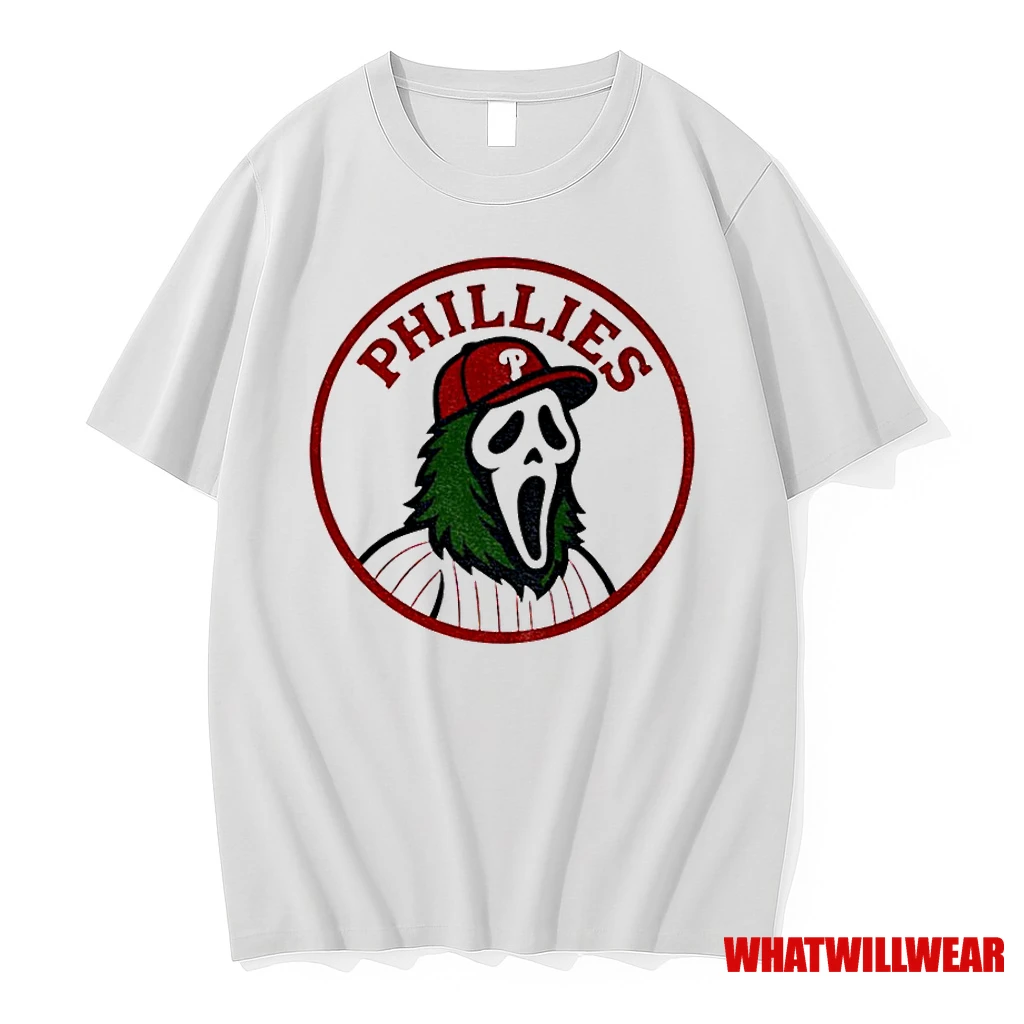 Ghostface Philadelphia Phillies Mlb Baseball 2025 Classic Shirts