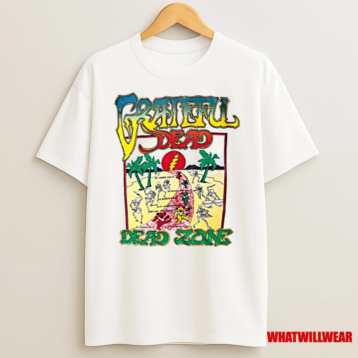 Grateful Dead Dead Zone Vintage Tee Men Shirts