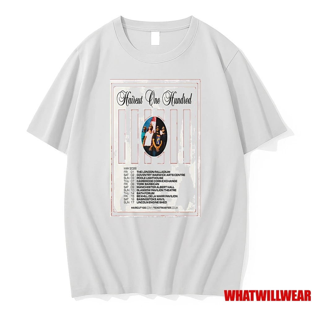 Haircut 100 May 2026 Uk Tour Shirts