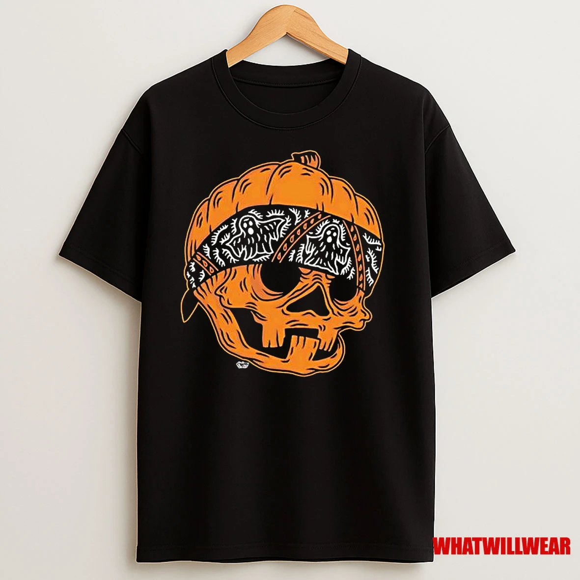 Halloween Pumpkin Homie Skull Classic Shirts