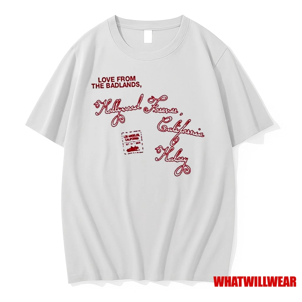 Halsey Love From Badlands Hollywood Forever California Shirts