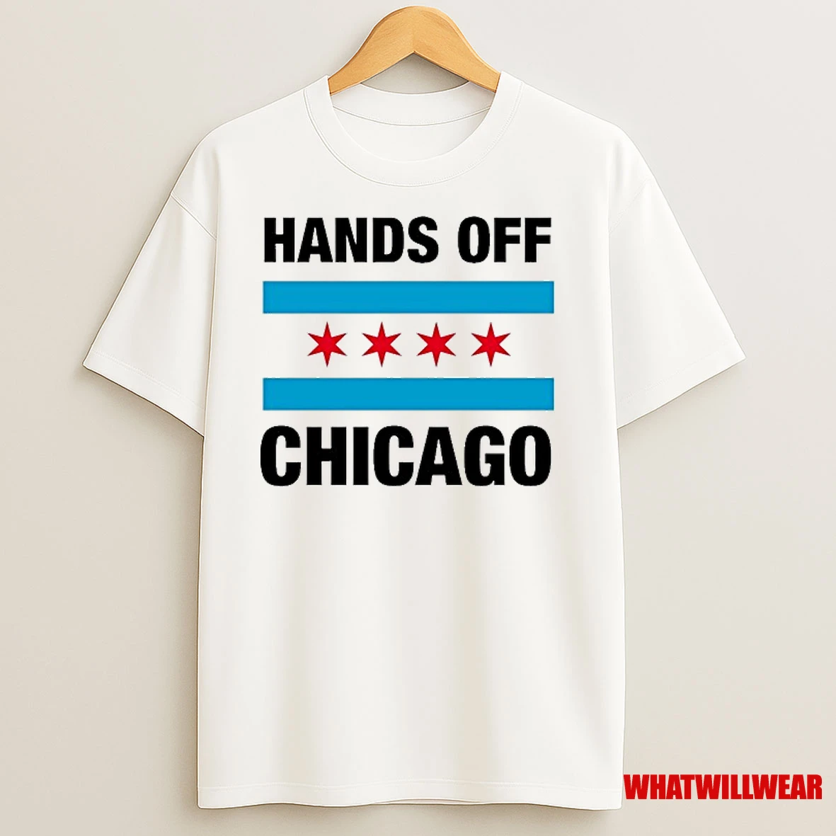 Hands Off Chicago Flag Shirts