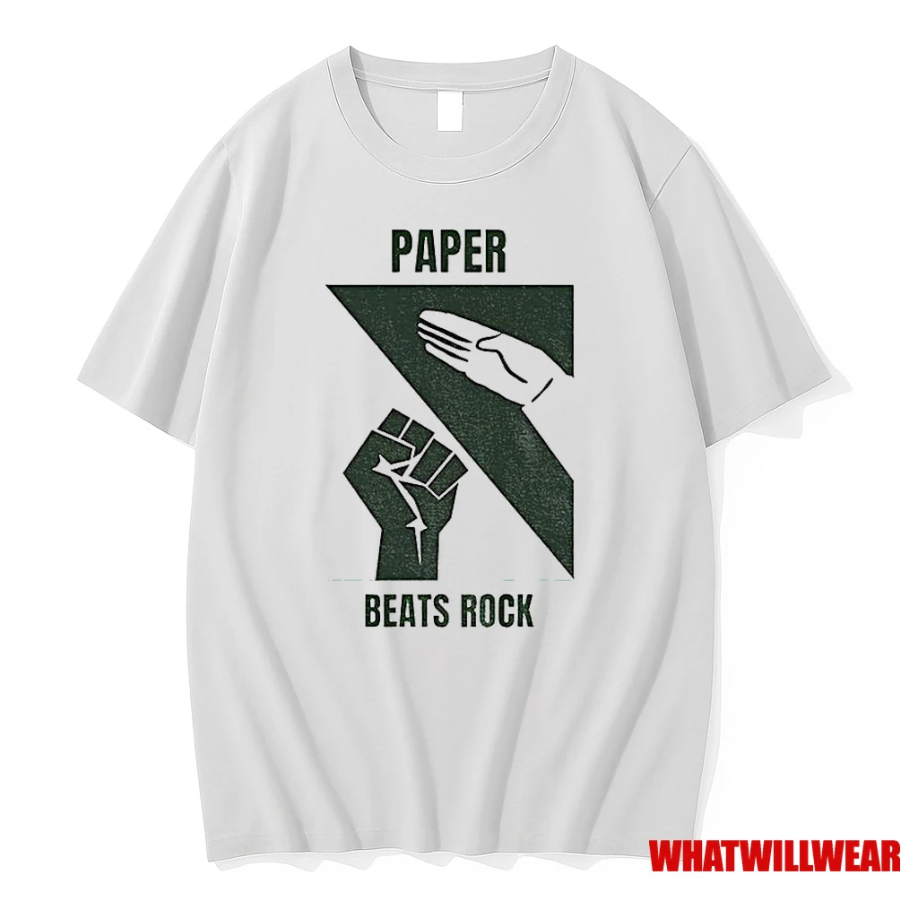 Hands Paper Beats Rock Classic Shirts