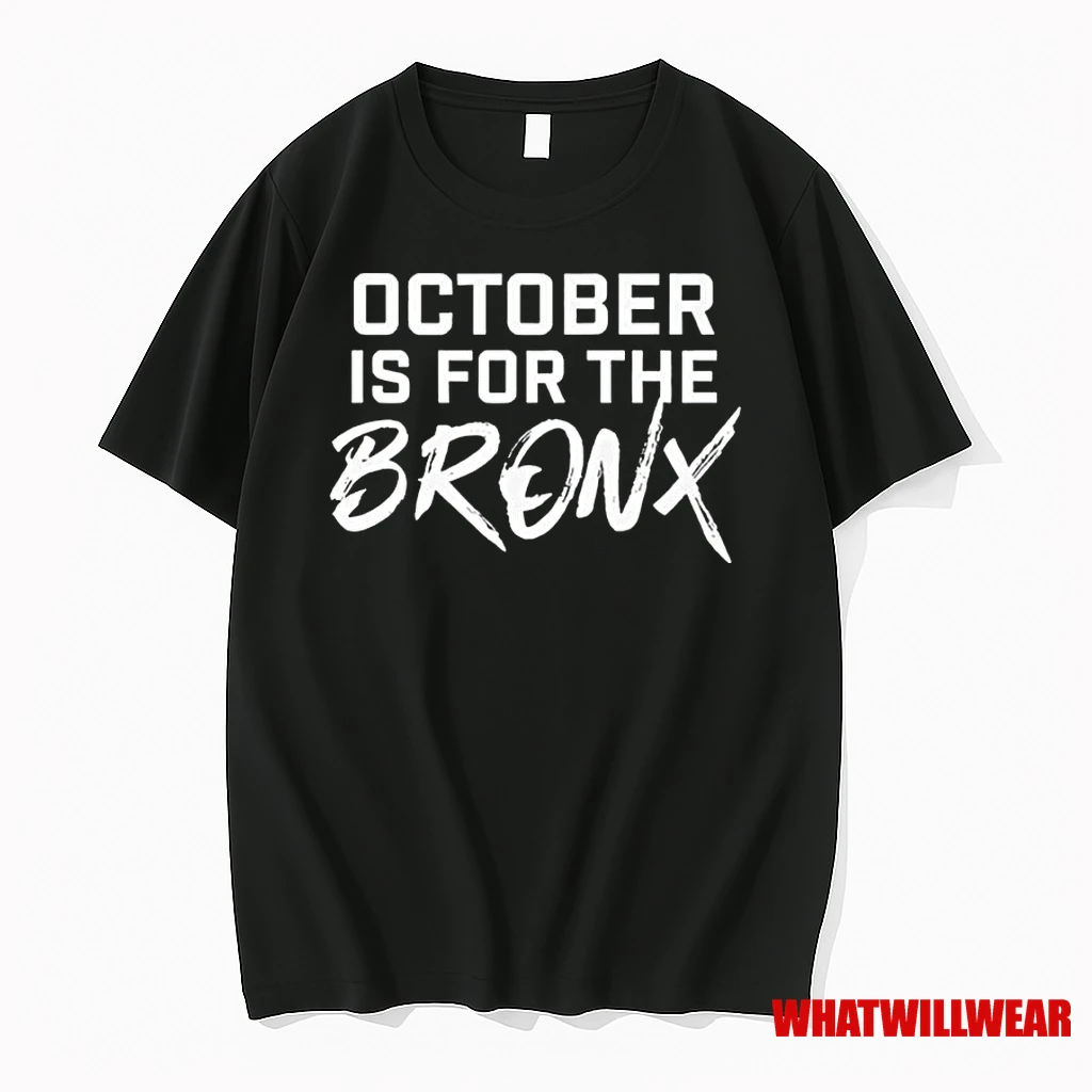 Hot October Is For The Bronx New York Baseball Yankees Classic Shirts