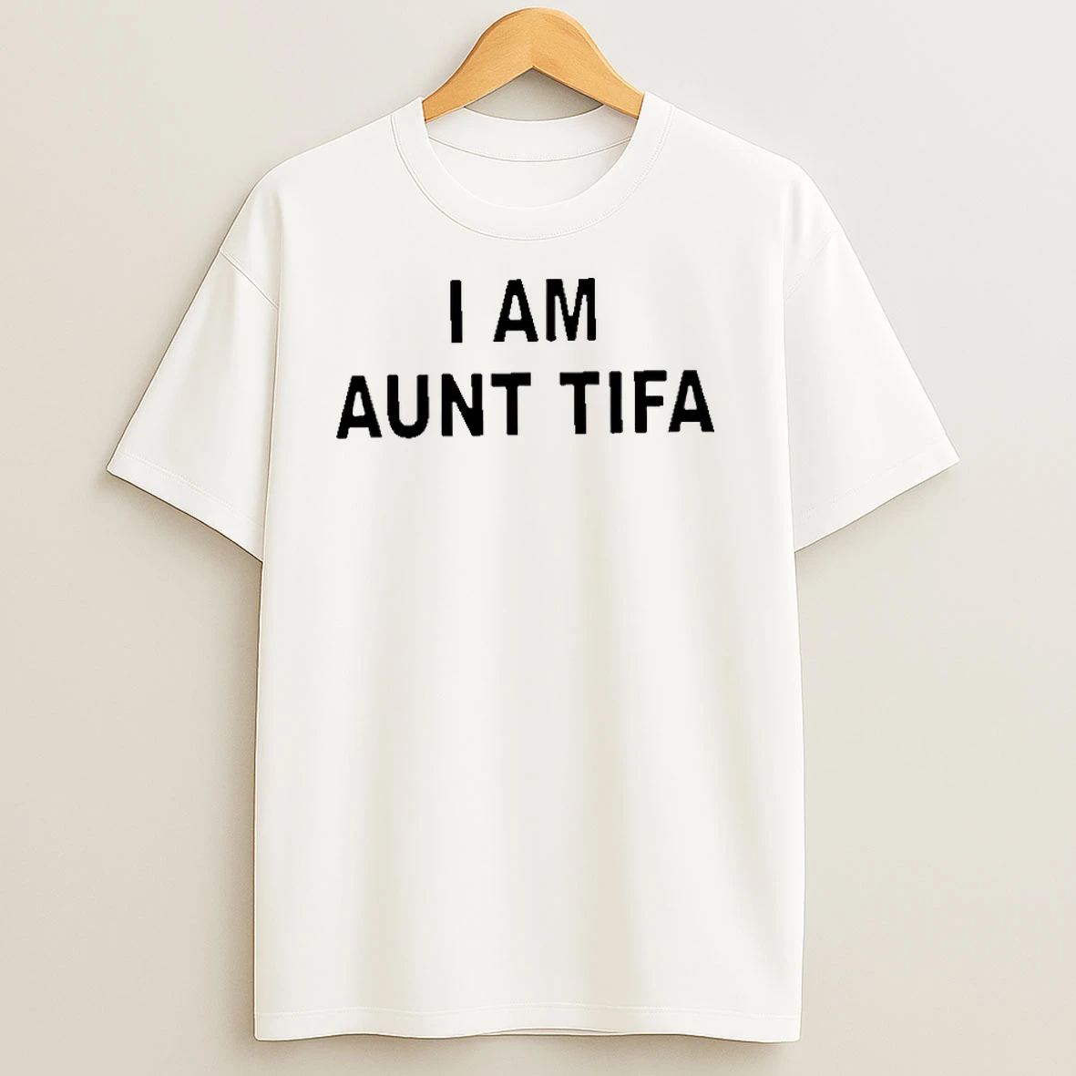 I Am Aunt Tifa Text Classic Shirts