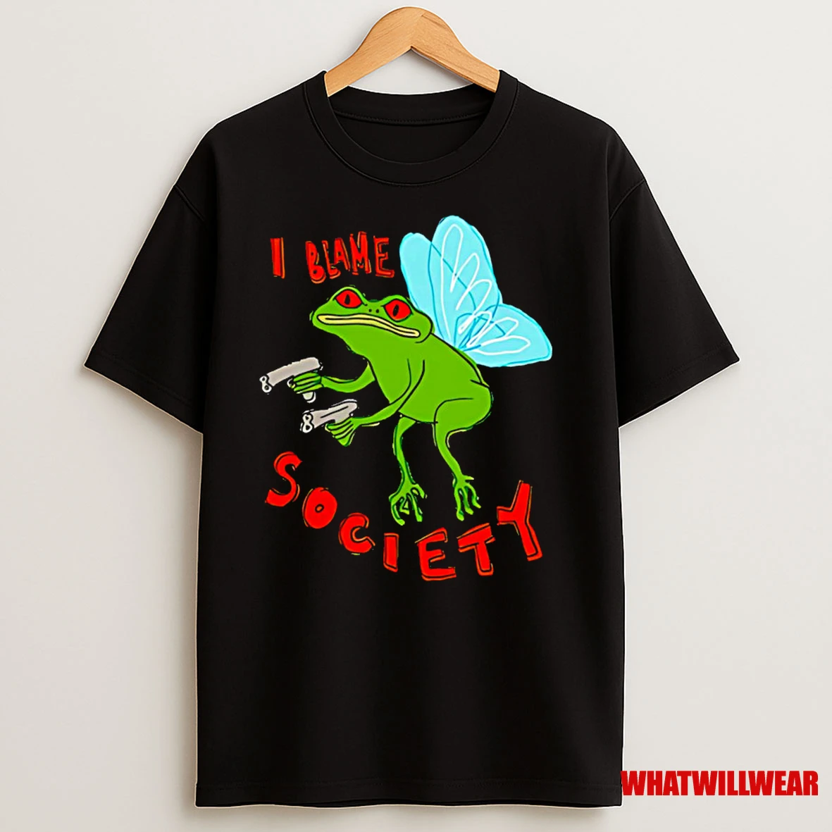 I Blame Society Frog Classic Shirts