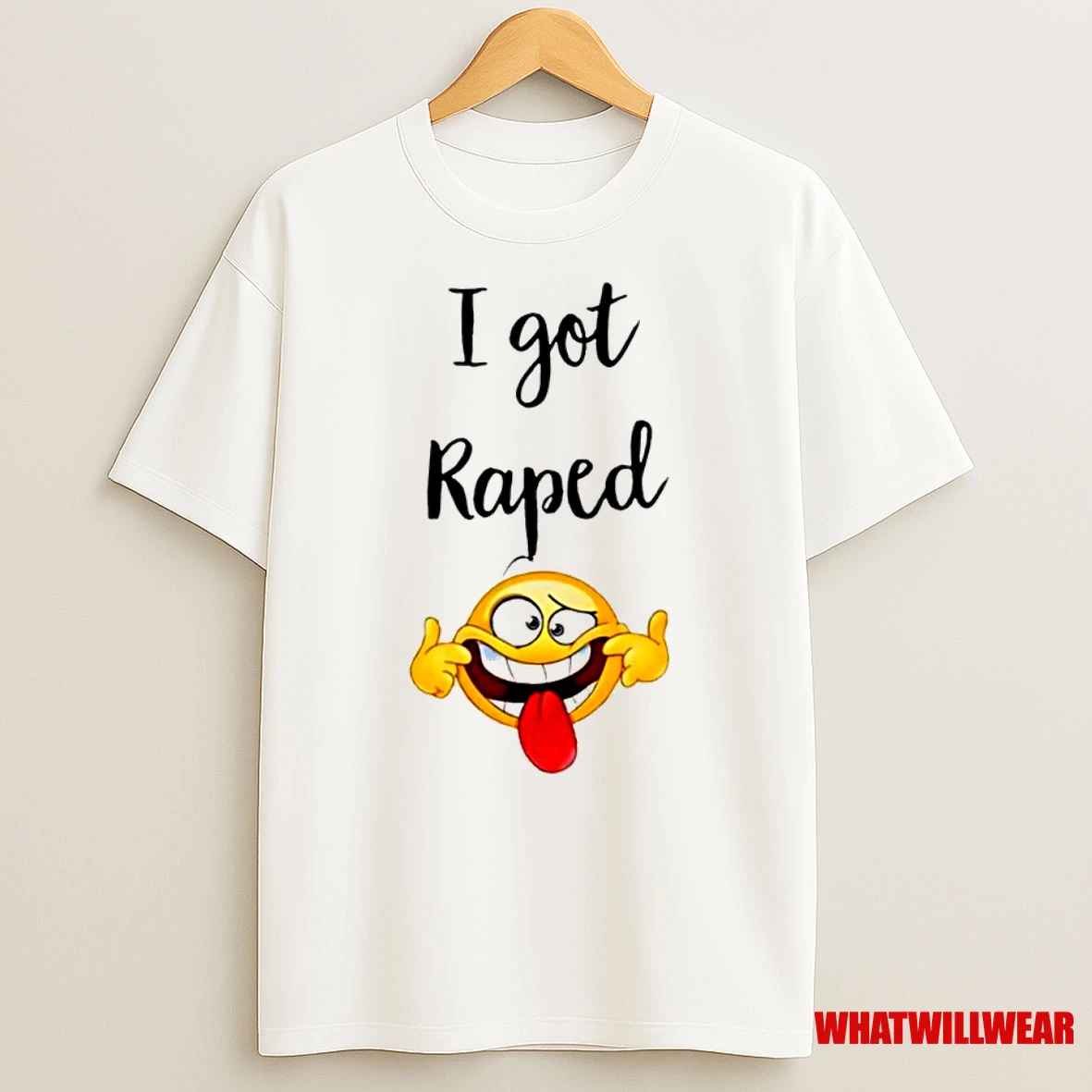 I Got Raped Funny Face Classic Shirts