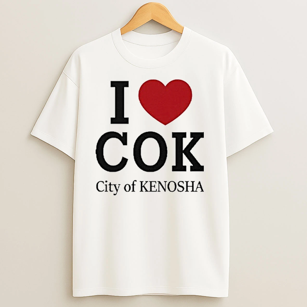I Love Cok City Of Kenosha Shirts