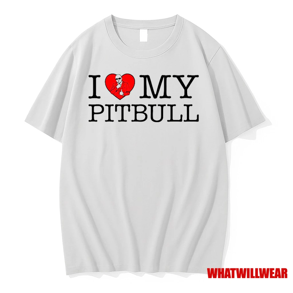 I Love My Pitbull Heart Classic Shirts