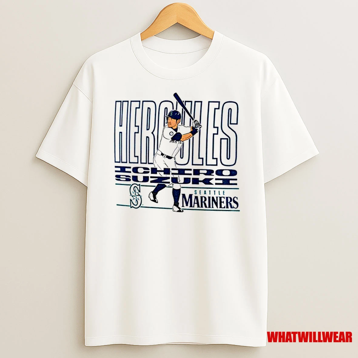 Ichiro Suzuki Seattle Mariners Cooperstown Player Mlb Baseball 2025 Classic Shirts