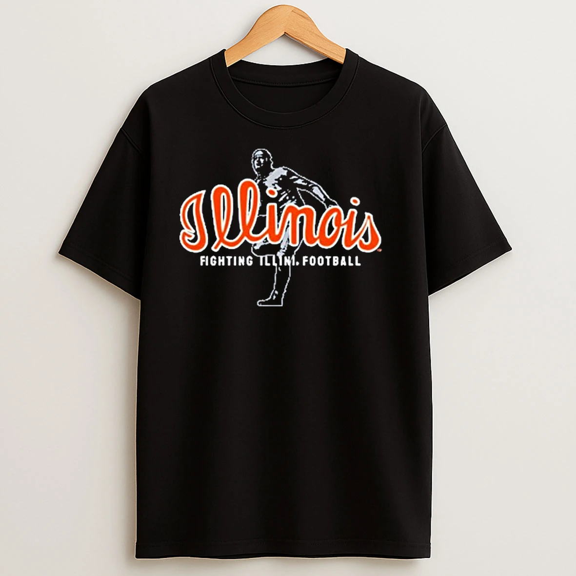 Illinois Fighting Illini Football Grange Script Shirts