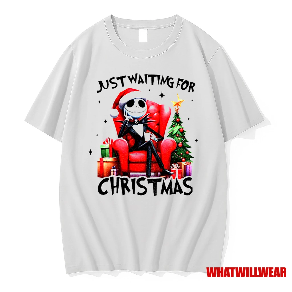 Jack Skellington Just Waiting For Christmas 2025 Classic Shirts