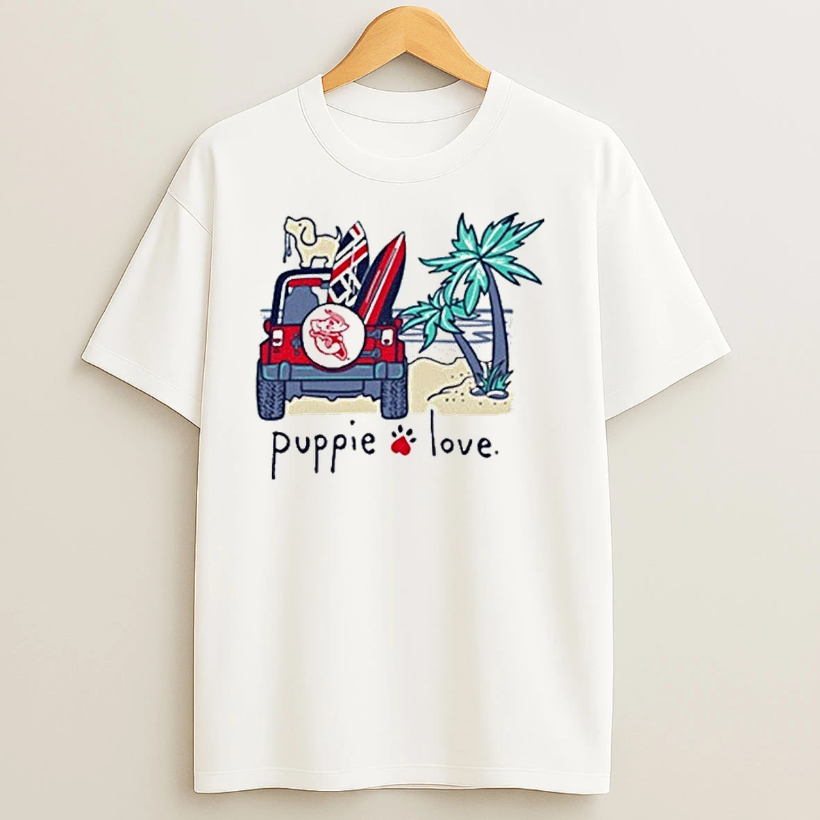 Jacksonville Jumbo Shrimp Puppie Love Beach Pup Shirts