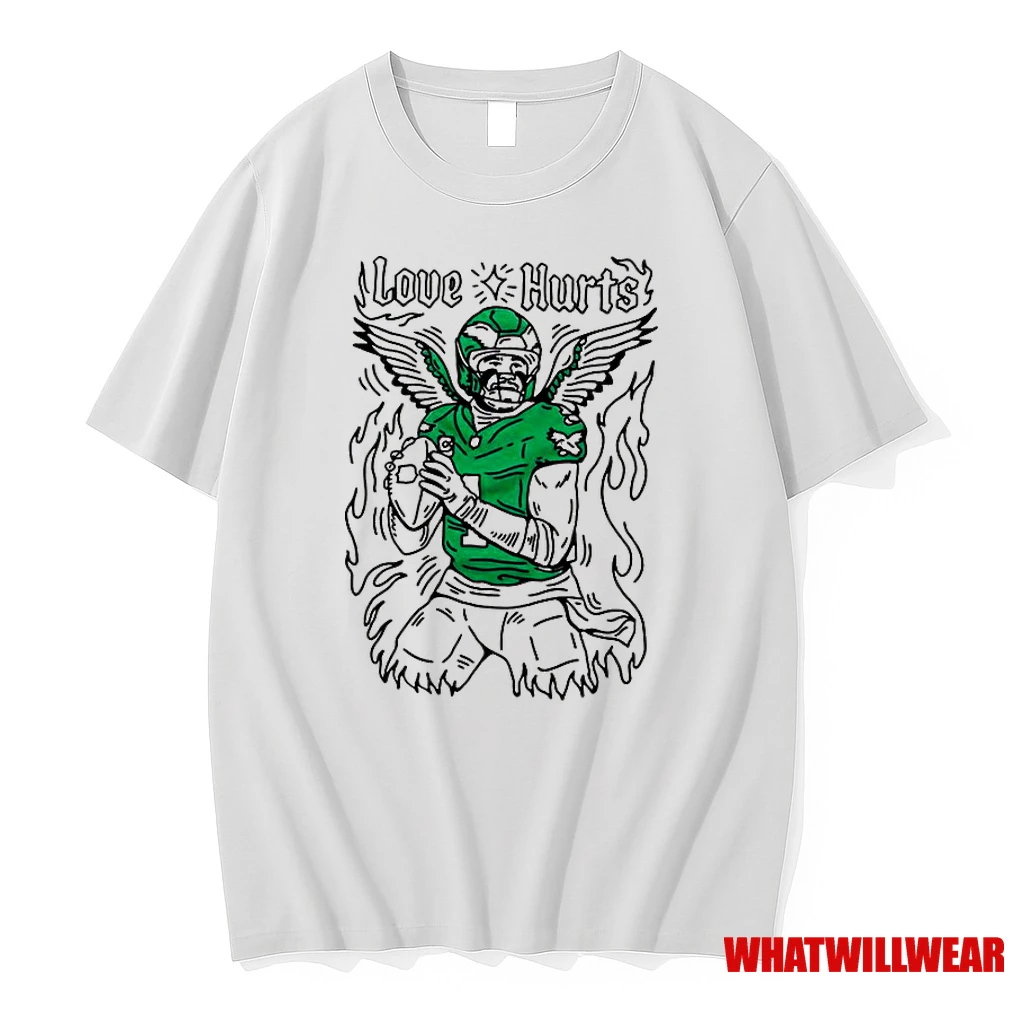 Jalen Hurts Philadelphia Eagles Fooball Love Hurts Classic Shirts
