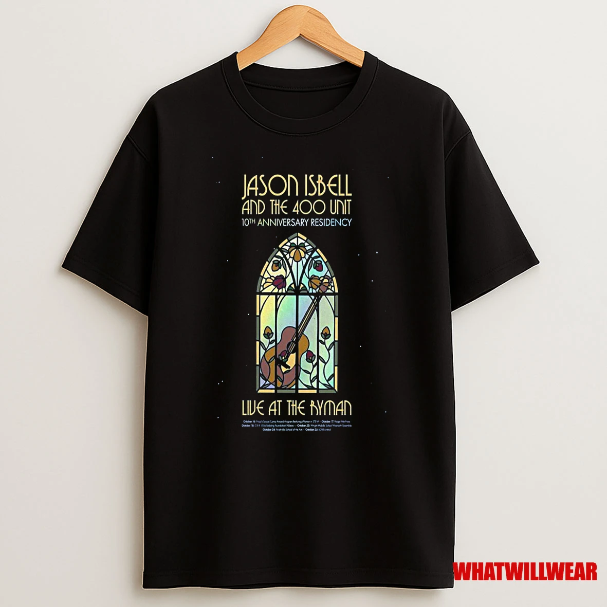 Jason Isbell And The 400 Unit Live At The Ryman October 2025 Shirts