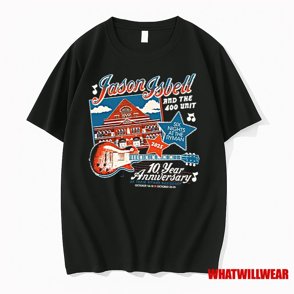 Jason Isbell And The 400 Unit Nashville Tn Tour 2025 Men Shirts