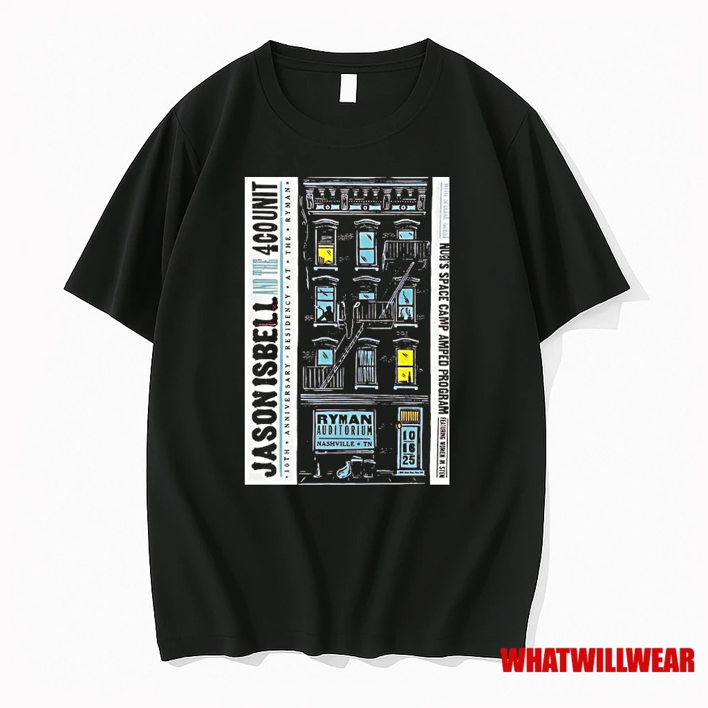 Jason Isbell Nashville Tn 10th Anniversary Residency Shirts