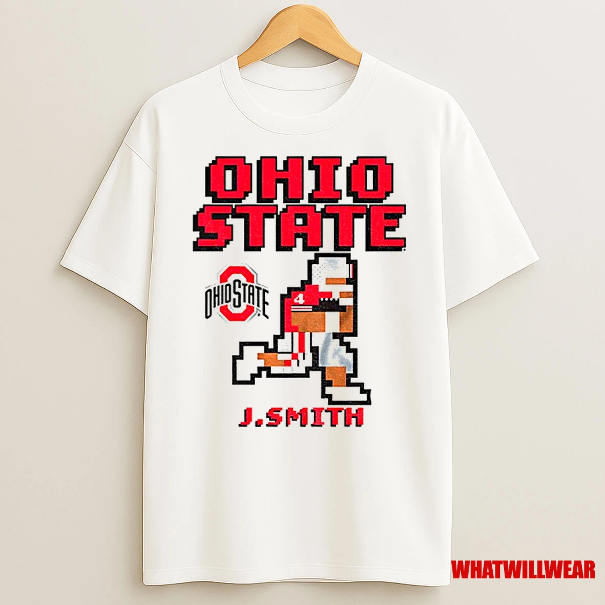 Jeremiah Smith Retro Baller Ohio State Buckeyes Football 2025 Classic Shirts