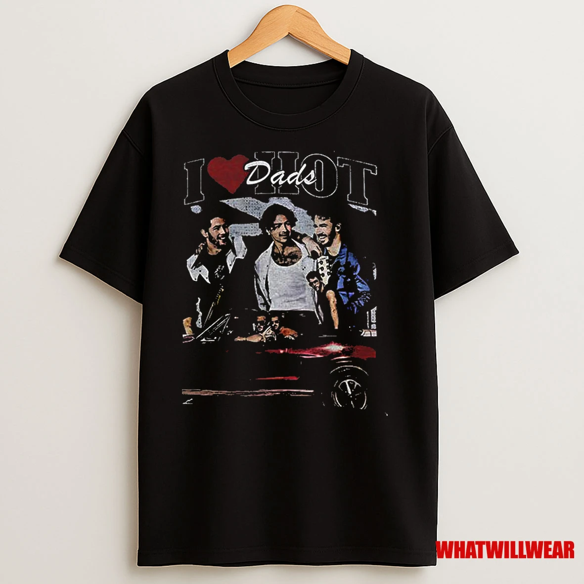Jonas Brothers Anniversary Tour Love Hot Dads Classic Shirts